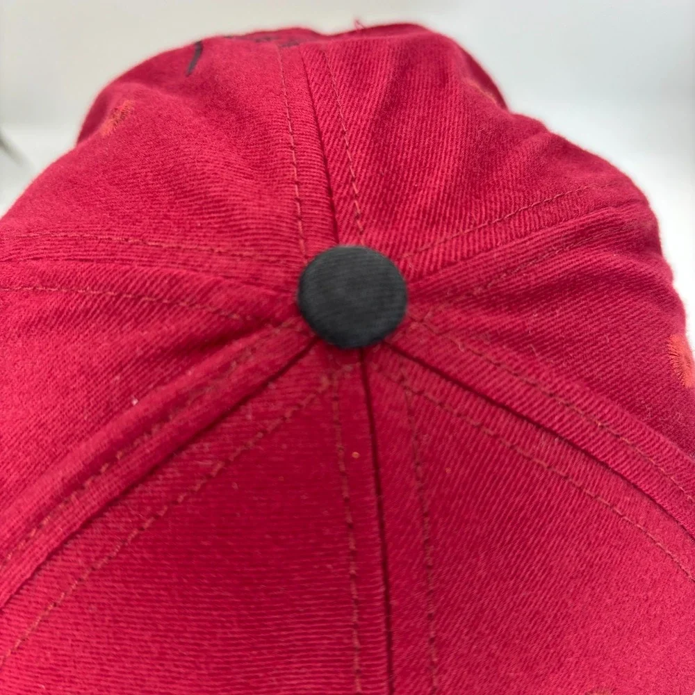 Vintage Goldschläger Yikes Snapback Hat‎ Red Black Taiwan Promo Cap RN 80510 90s